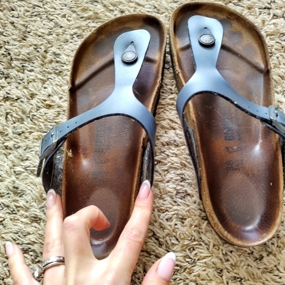 Birkenstock Gizeh strap sandals sz 38/7,5 - Picture 4 of 6